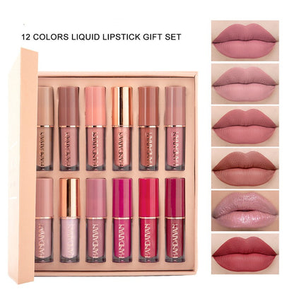 Kit de 12 Labiales Líquidos Handaiyan Velvet™