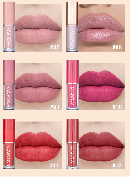 Kit de 12 Labiales Líquidos Handaiyan Velvet™