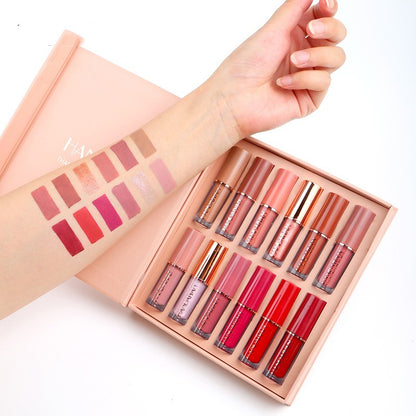 Kit de 12 Labiales Líquidos Handaiyan Velvet™