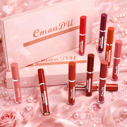 Kit Labial Matte 10 Tonos - VelvetFix™ - Compra 6 y llevate 10