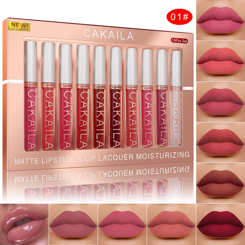 💄 Colección Diva Matte Dual (5 labiales y recibe 5 más de regalo)