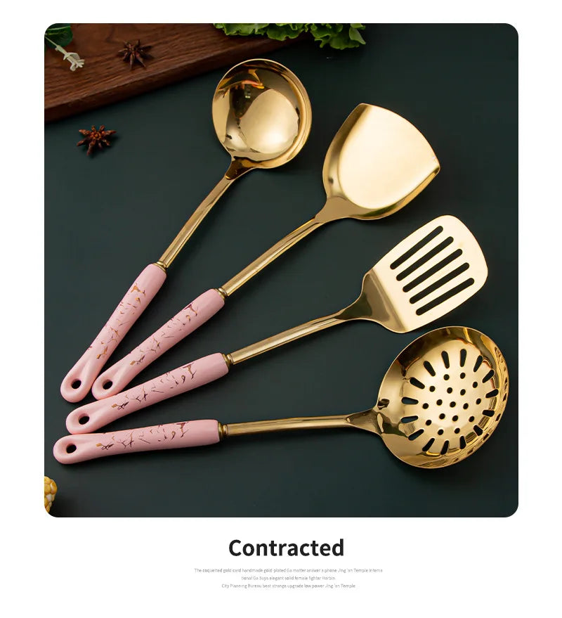 Golden Touch™ – Set de Utensilios Premium