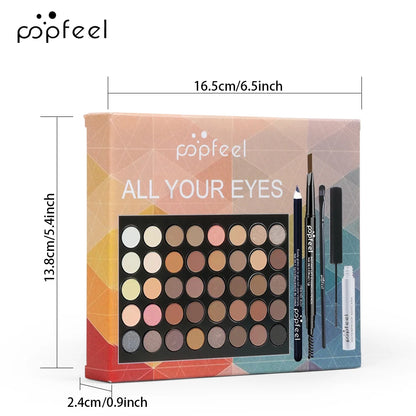 POPFEEL™ Glam Eyes – Set de Maquillaje Profesional para Ojos