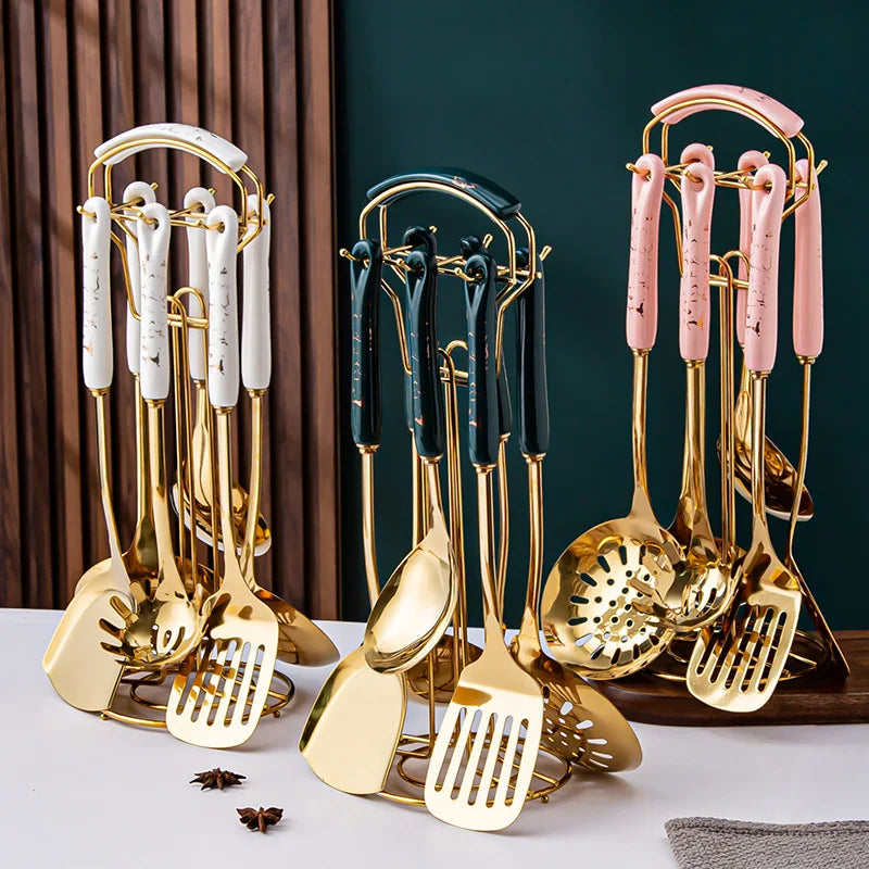 Golden Touch™ – Set de Utensilios Premium